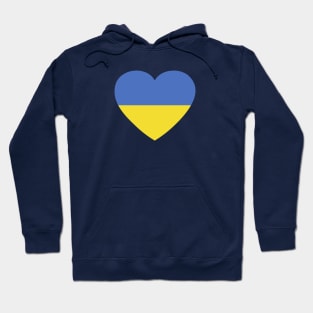 I Heart Ukraine // Heart-Shaped Ukraine Flag Hoodie